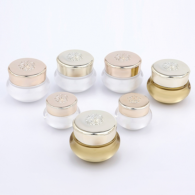 cosmetics container empty body cream jar custom cosmetic jar acrylic plastic cream jar