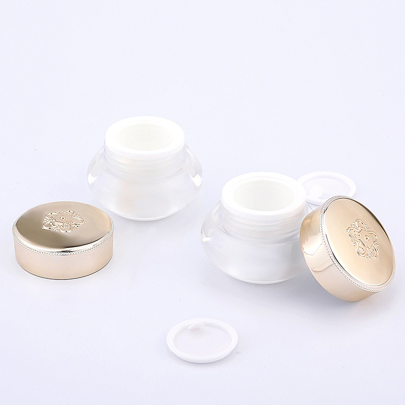 cosmetics container empty body cream jar custom cosmetic jar acrylic plastic cream jar