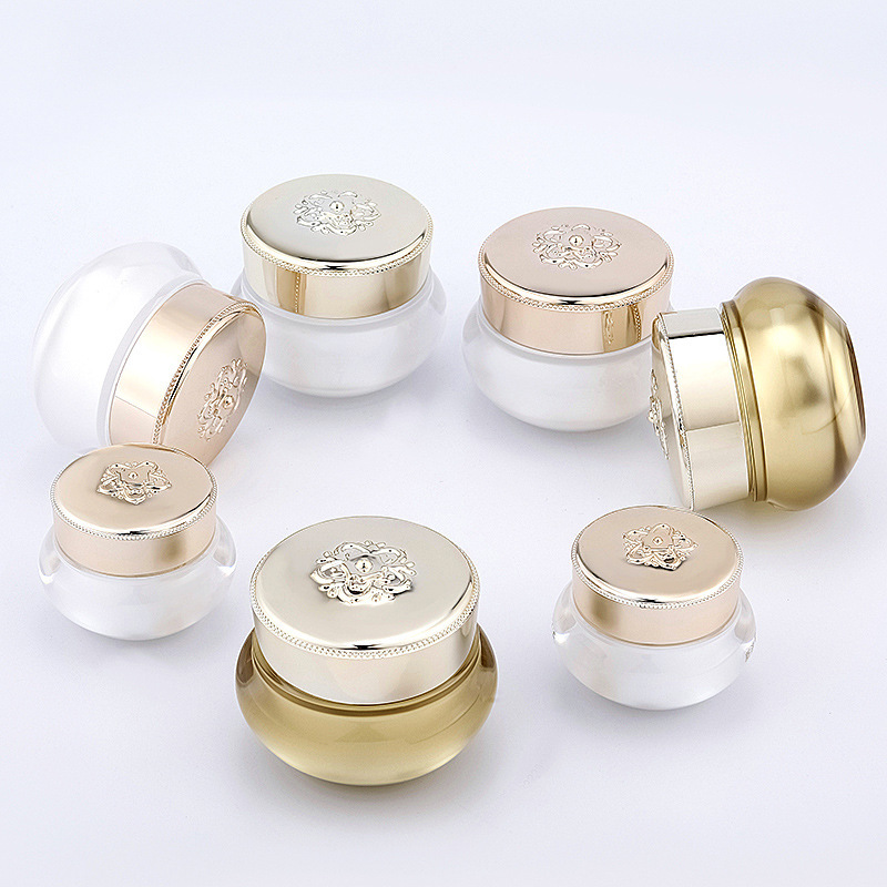 cosmetics container empty body cream jar custom cosmetic jar acrylic plastic cream jar