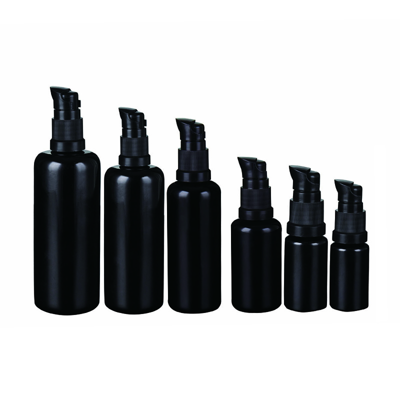 cosmetics containers and packaging cosmetic essential oil bottle black bottle glass