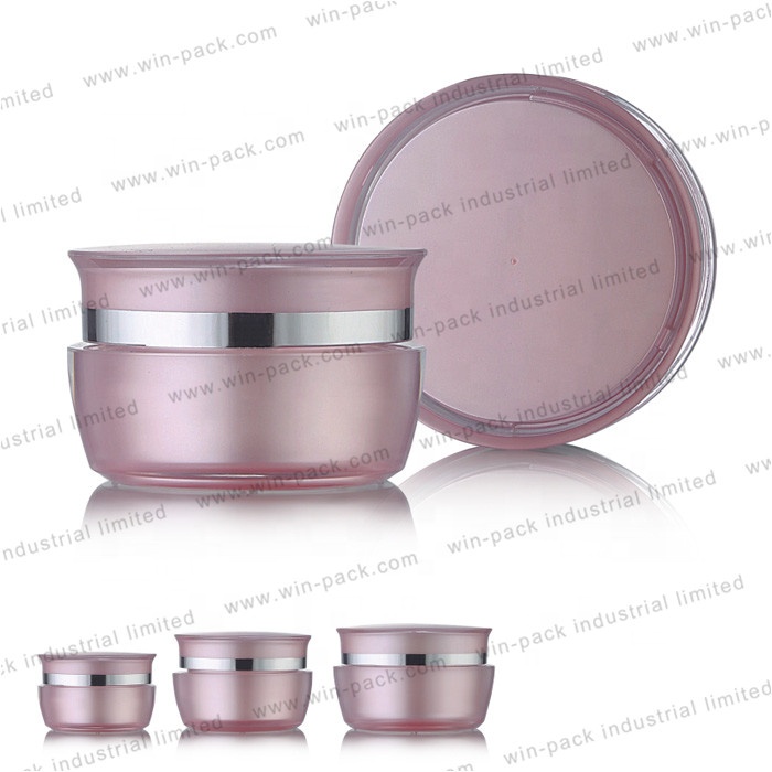 cosmetics cream empty jar cheap price round custom 15g 30g 50g acrylic cream jar