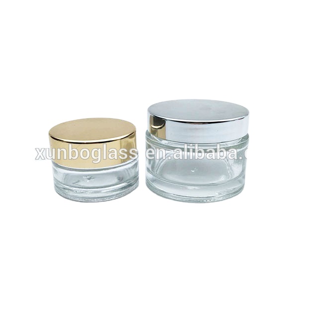 cream jar 50g glass cosmetic jars and bottles 20ml 50ml
