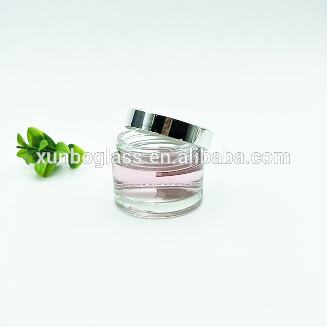 cream jar 50g glass cosmetic jars and bottles 20ml 50ml