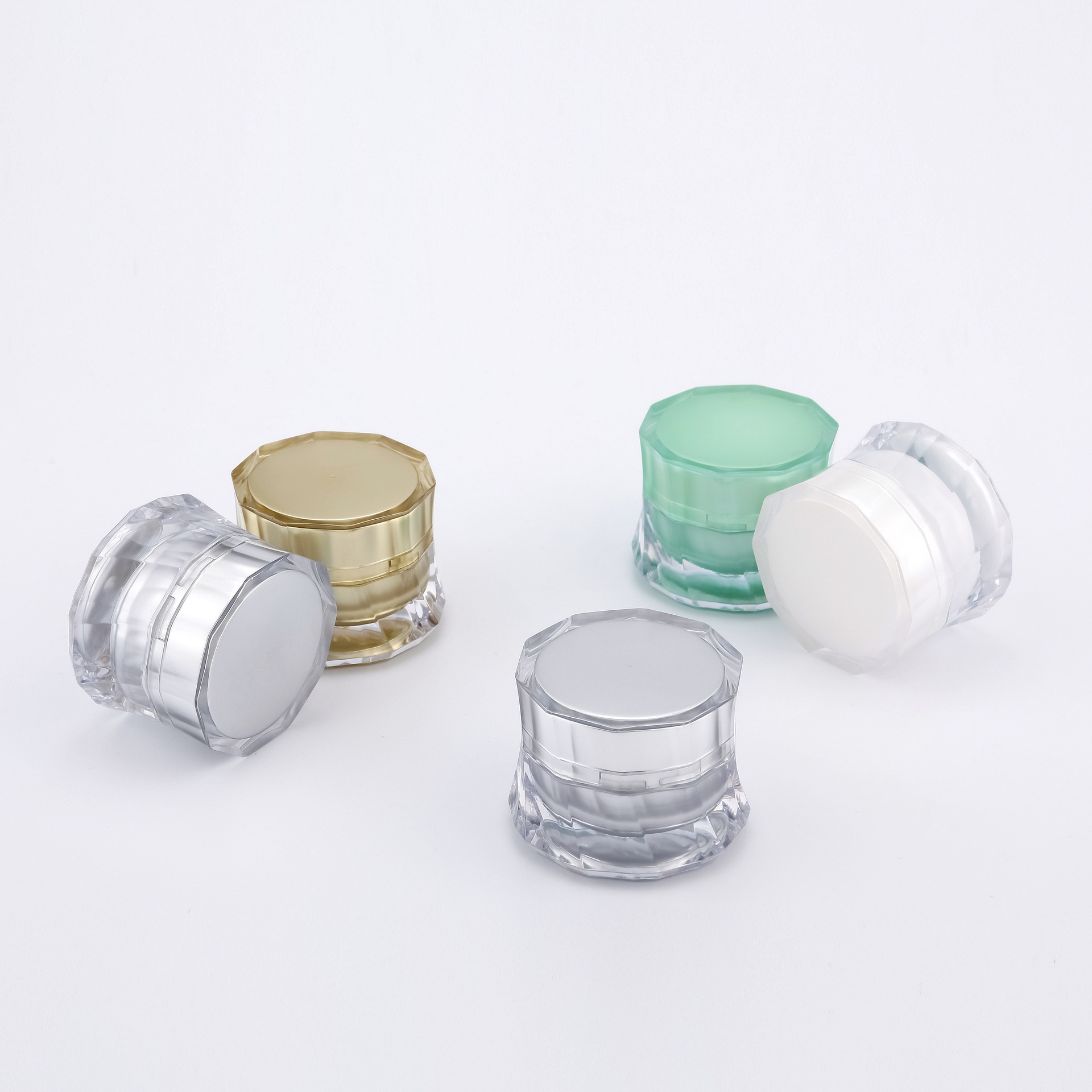 cream jars clear 5g 10g 15g 20g customize color cream jars empty jars for creams
