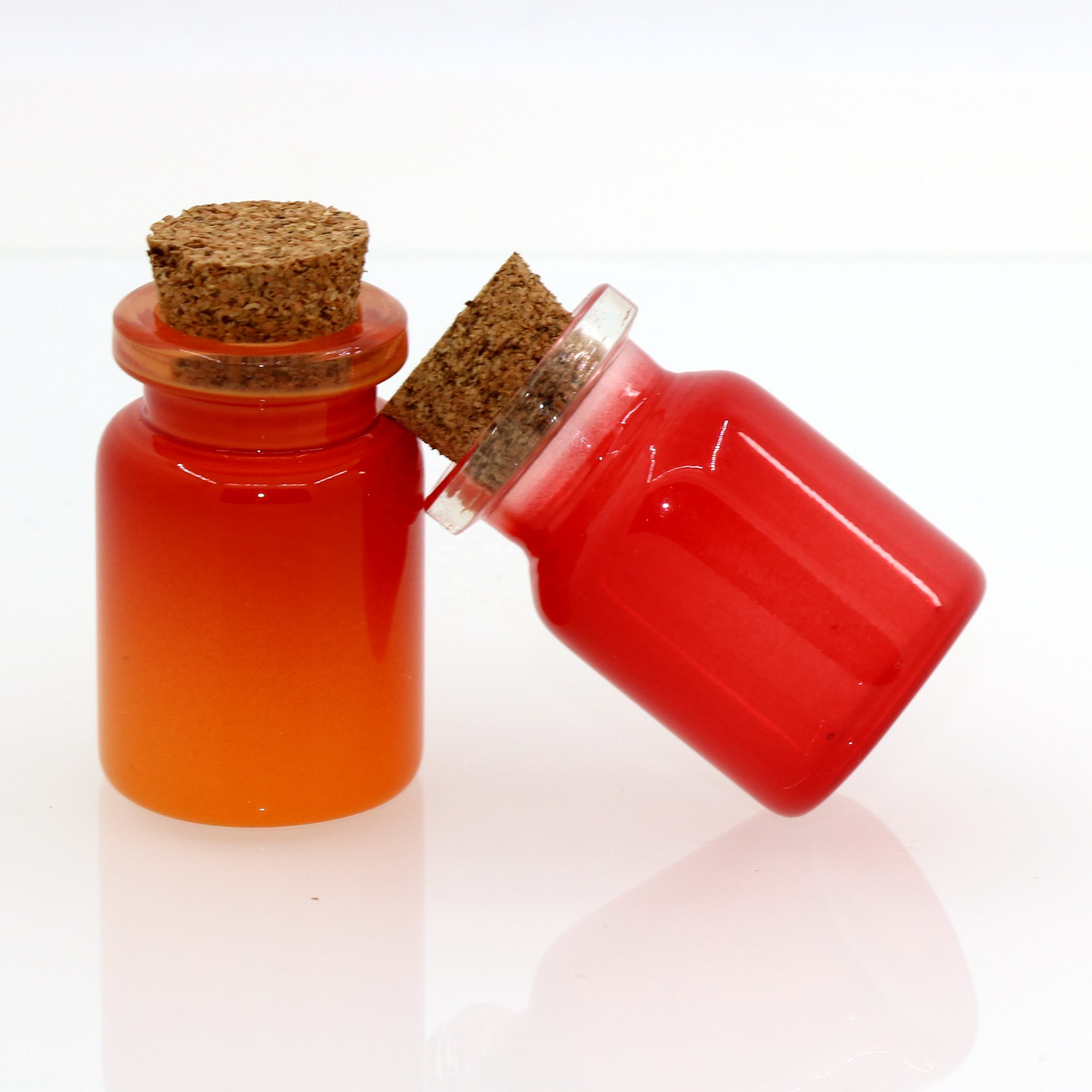 crimp neck amber red glass vials bottles for pills,oil and perfume