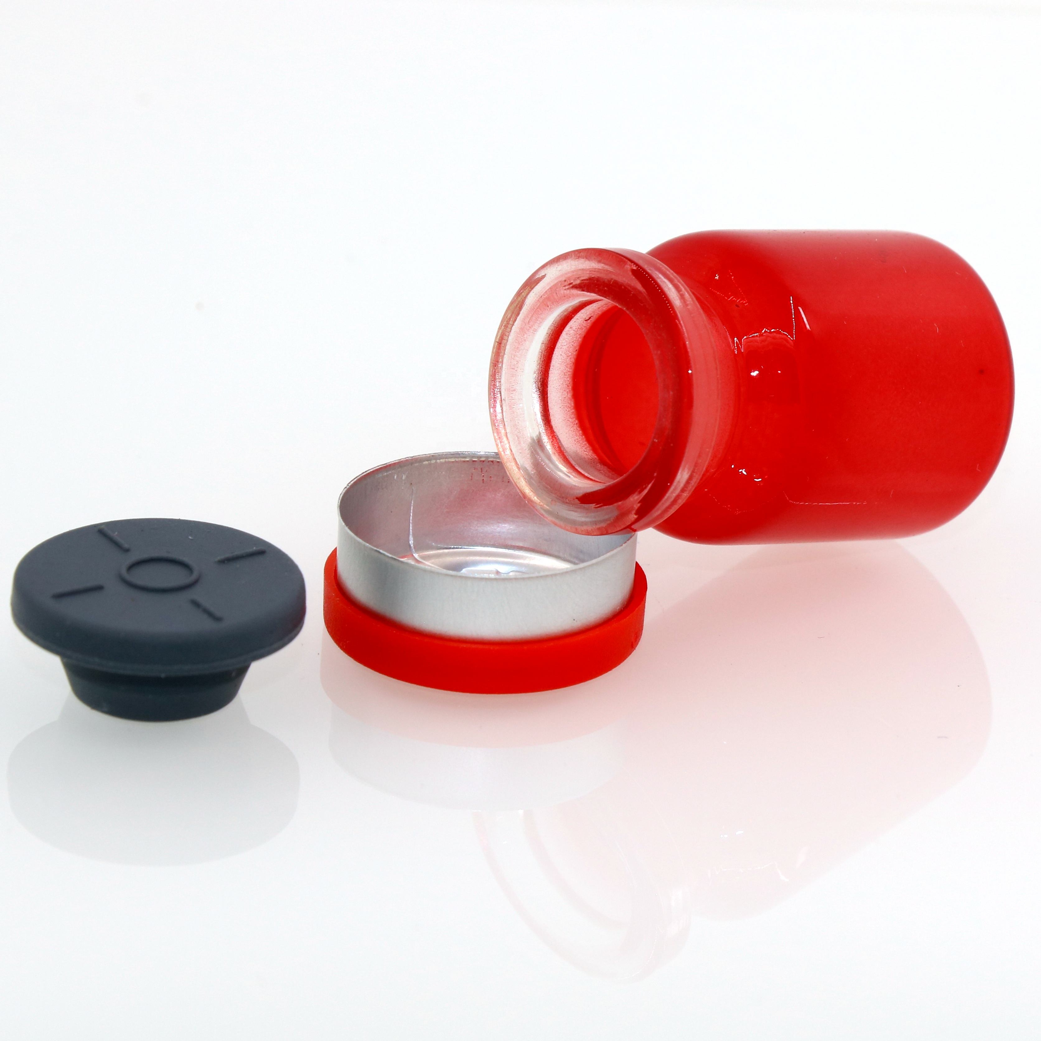 crimp neck amber red glass vials bottles for pills,oil and perfume