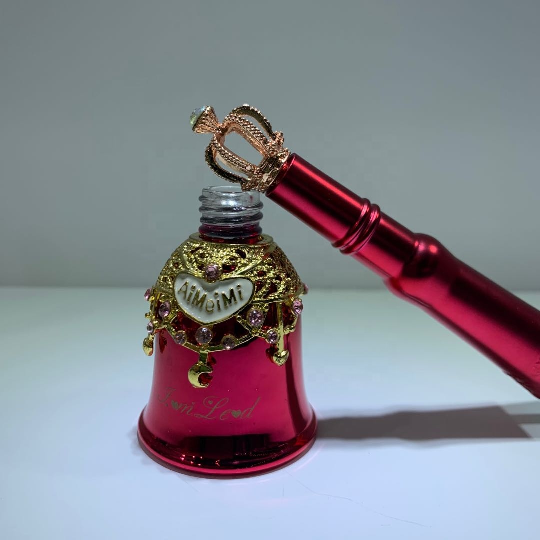 crown nail polish bottle and brush