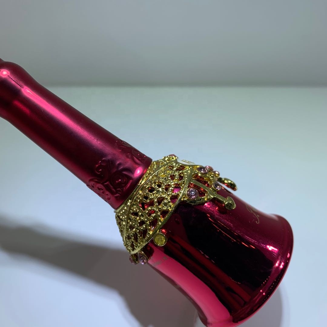 crown nail polish bottle and brush