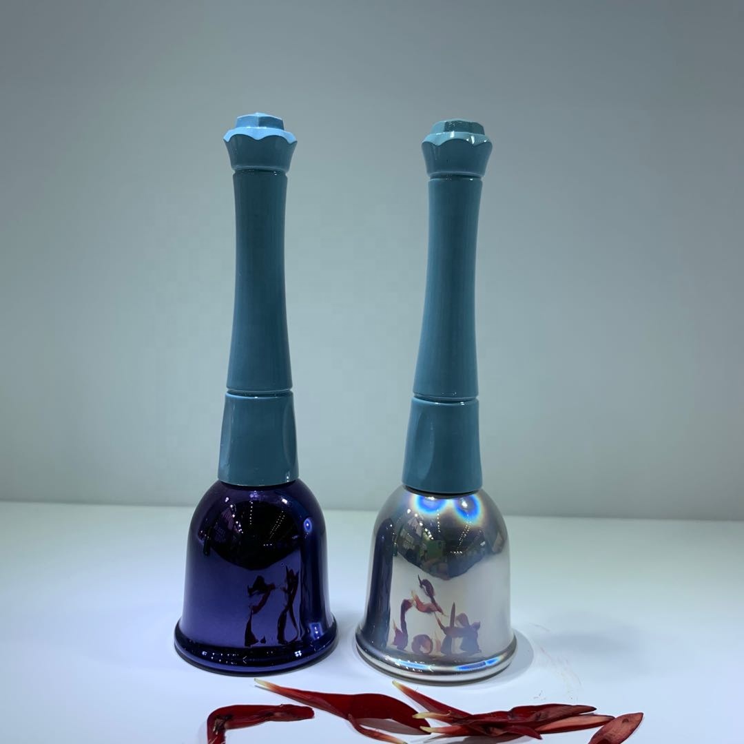 crown nail polish bottle and brush