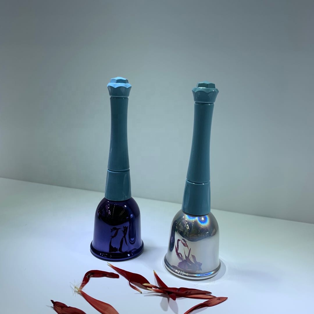 crown nail polish bottle and brush