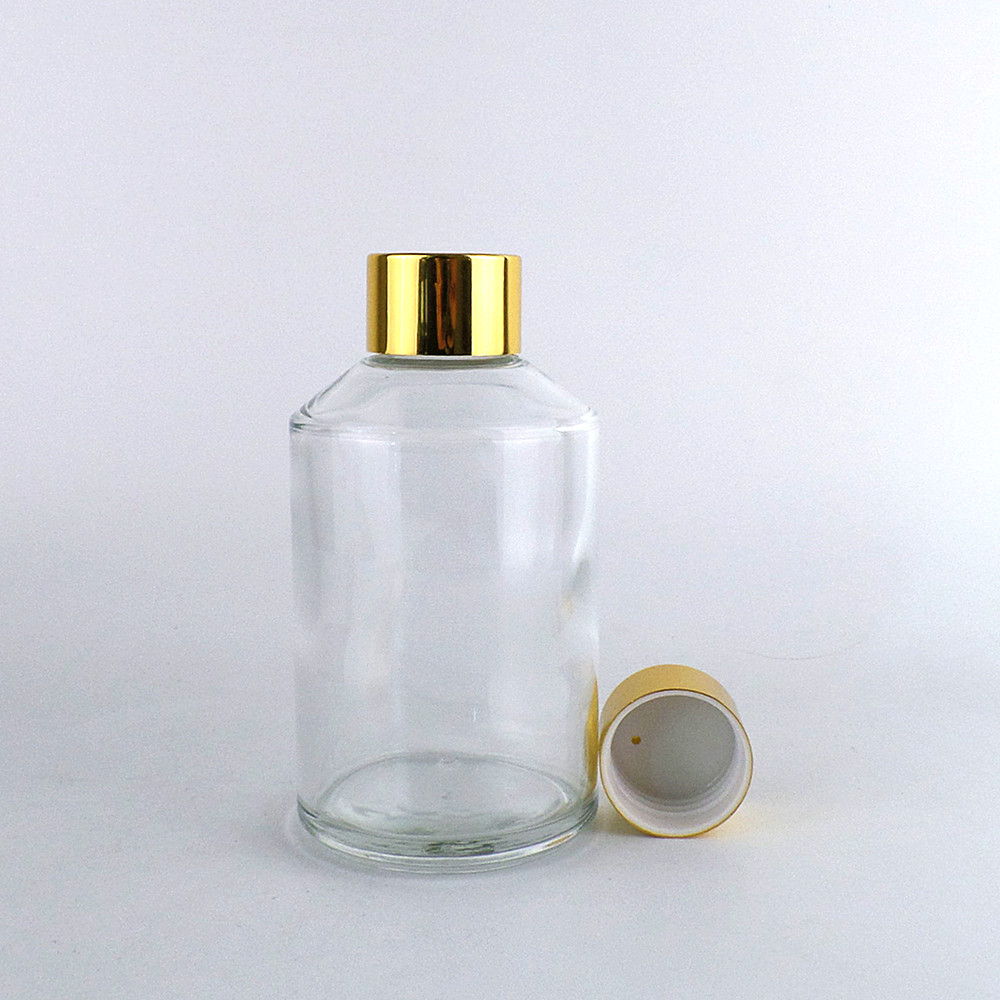 crystal 200 ml glass bottle essential oil packaging bottle