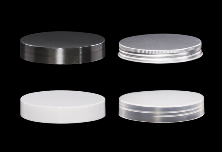 custom 100ml 120ml 150ml 200ml 8oz 300ml 12oz 500ml Clear White Cosmetic Cream PET Jars with Plastic Lids
