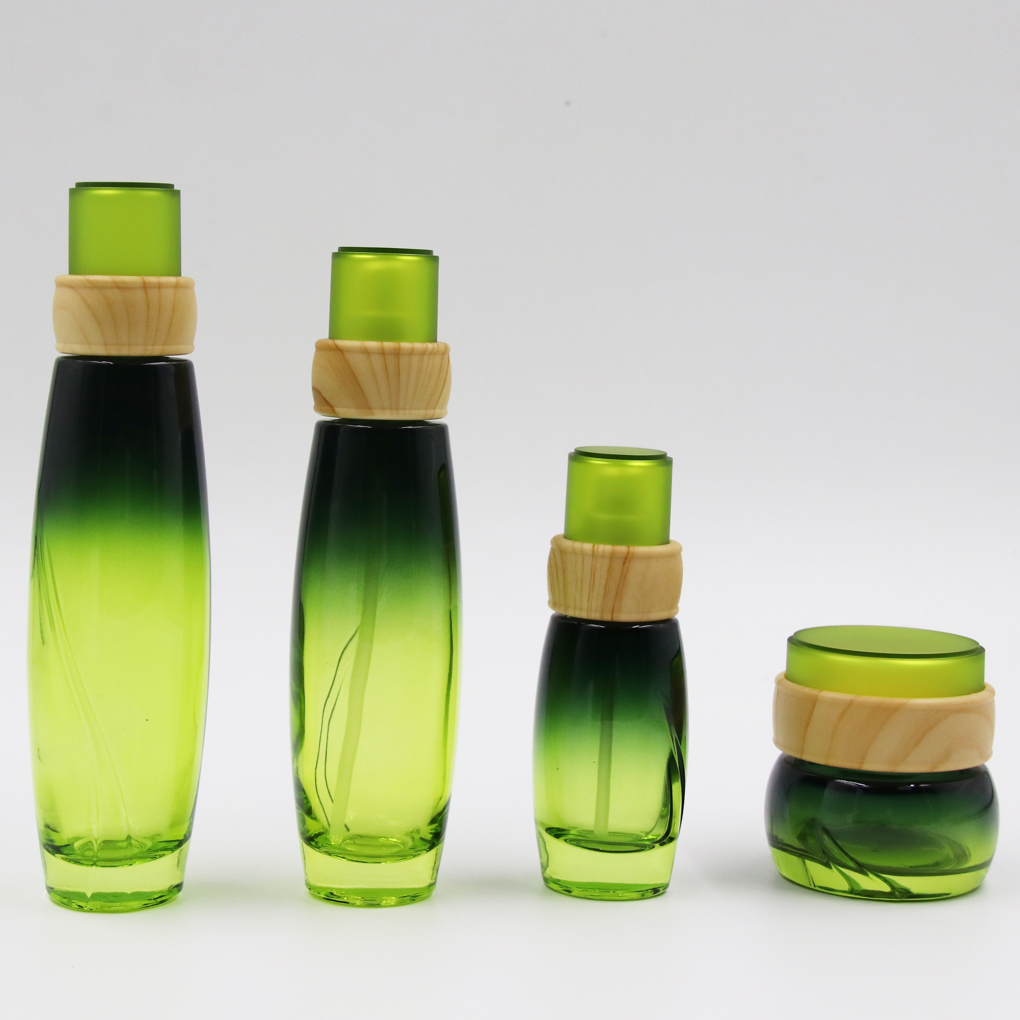 custom 10ml 20ml 30ml 50ml 100m luxury cosmetic packaging serum glass face cream jar skincare bottle