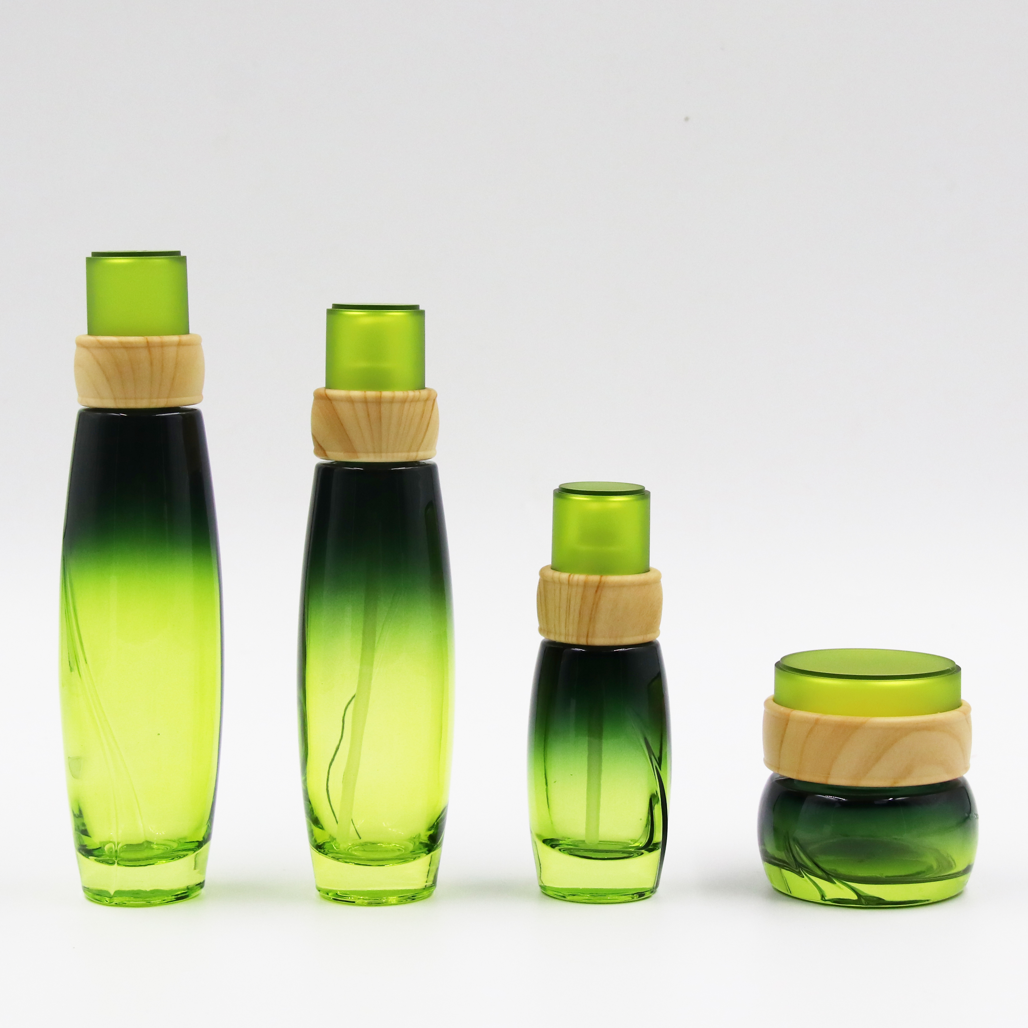 custom 10ml 20ml 30ml 50ml 100m luxury cosmetic packaging serum glass face cream jar skincare bottle