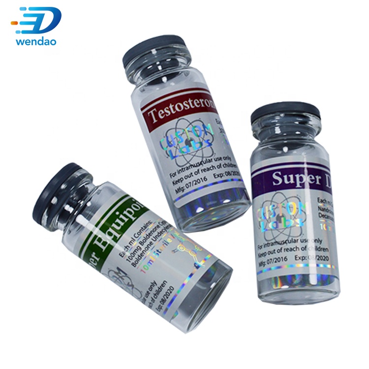 custom 10ml glass vial and caps for pharmaceutical