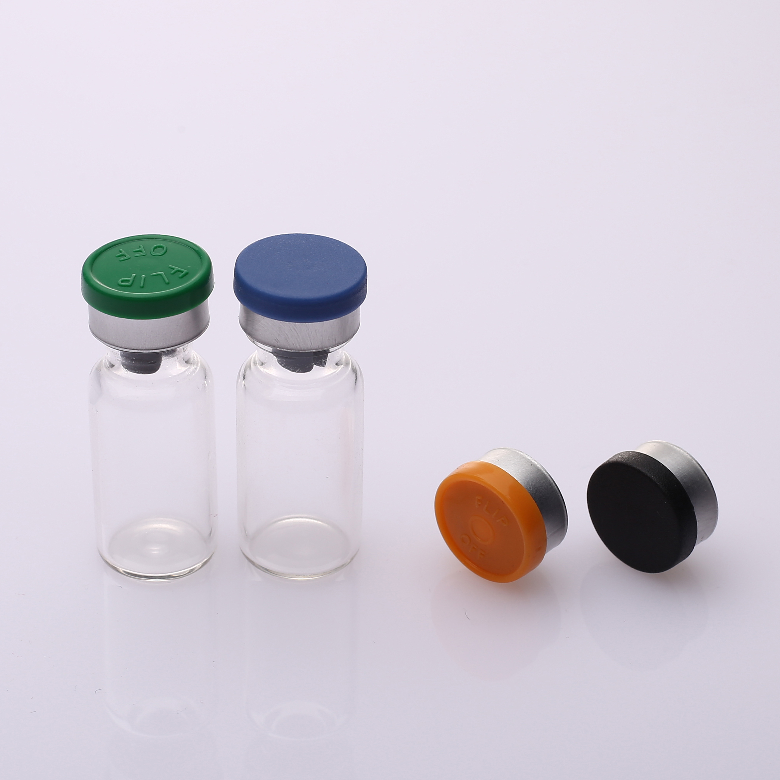 custom 10ml pharmacy sterile glass vials 10ml Clear or Amber Medicinal Crimp Neck Neutral Glass Bottles