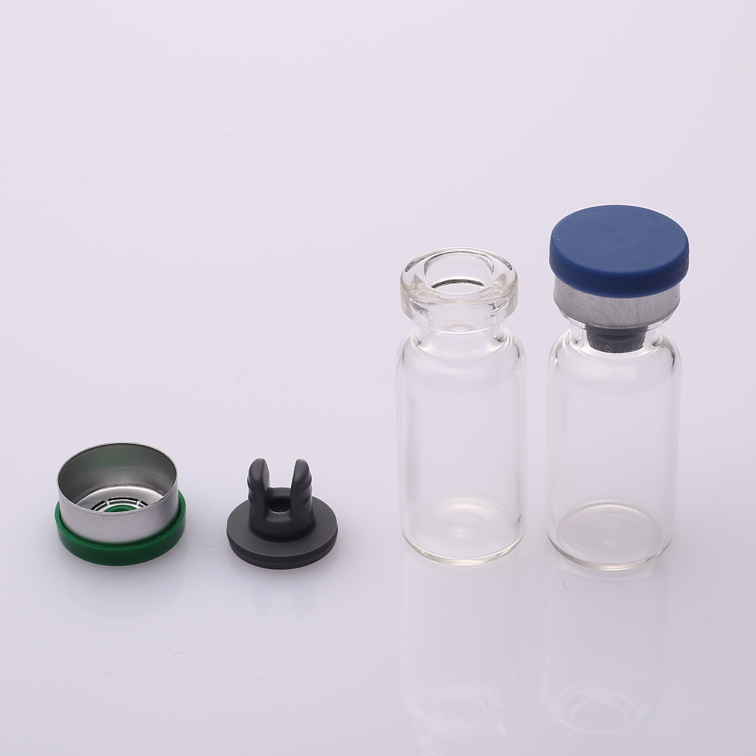 custom 10ml pharmacy sterile glass vials 10ml Clear or Amber Medicinal Crimp Neck Neutral Glass Bottles