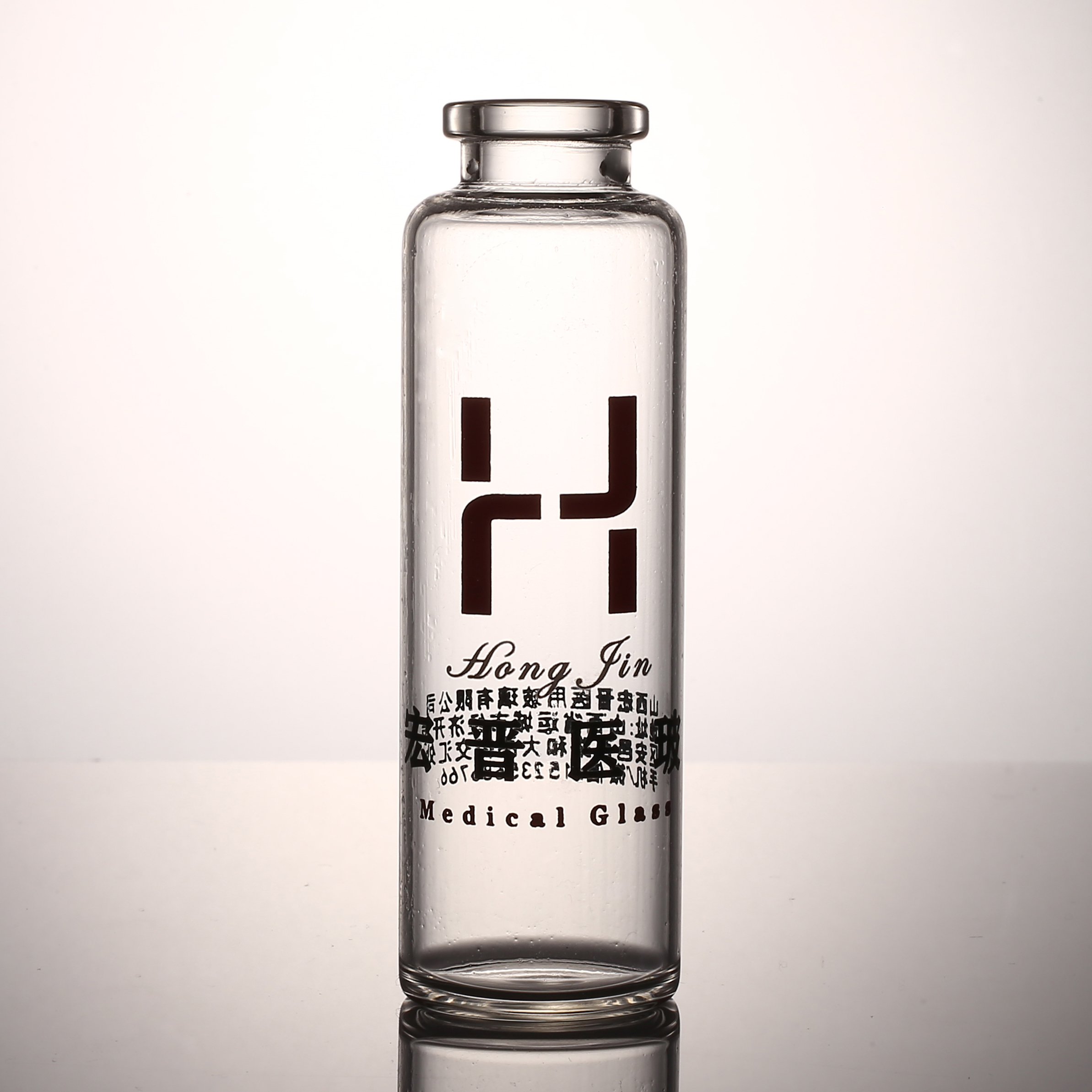 custom 10ml pharmacy sterile glass vials 10ml Clear or Amber Medicinal Crimp Neck Neutral Glass Bottles