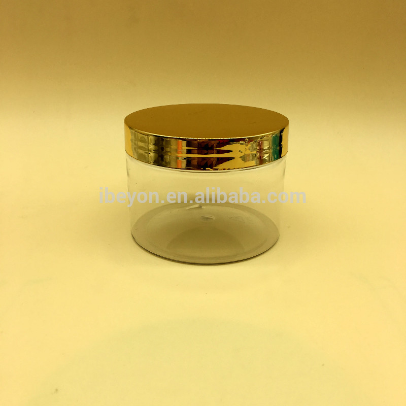 custom 10oz plastic 300ml cosmetic PET empty cream jar