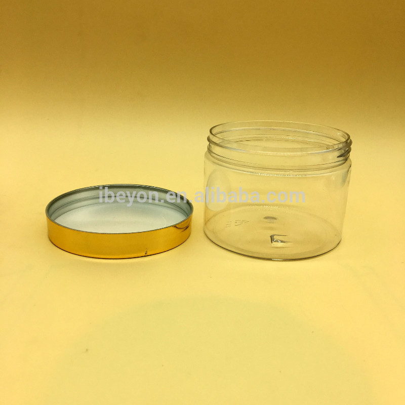 custom 10oz plastic 300ml cosmetic PET empty cream jar