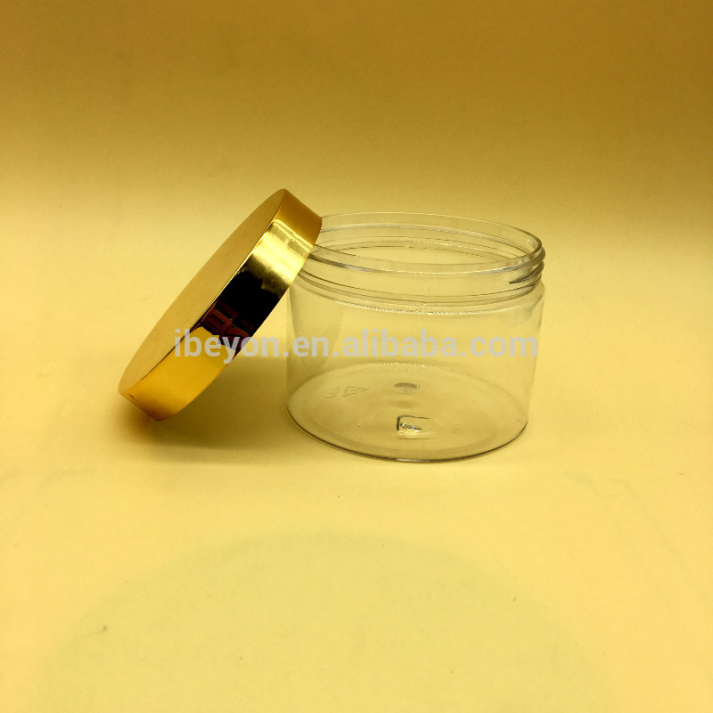 custom 10oz plastic 300ml cosmetic PET empty cream jar