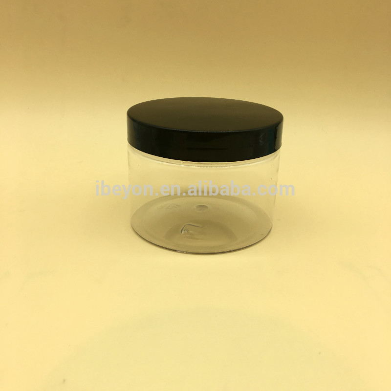 custom 10oz plastic 300ml cosmetic PET empty cream jar