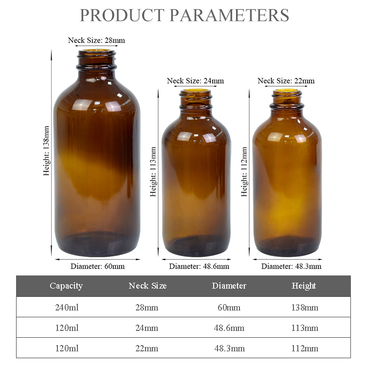 custom 120ml 4oz serum dropper bottle personal care packaging glass bottle skin care glass dropper bottle