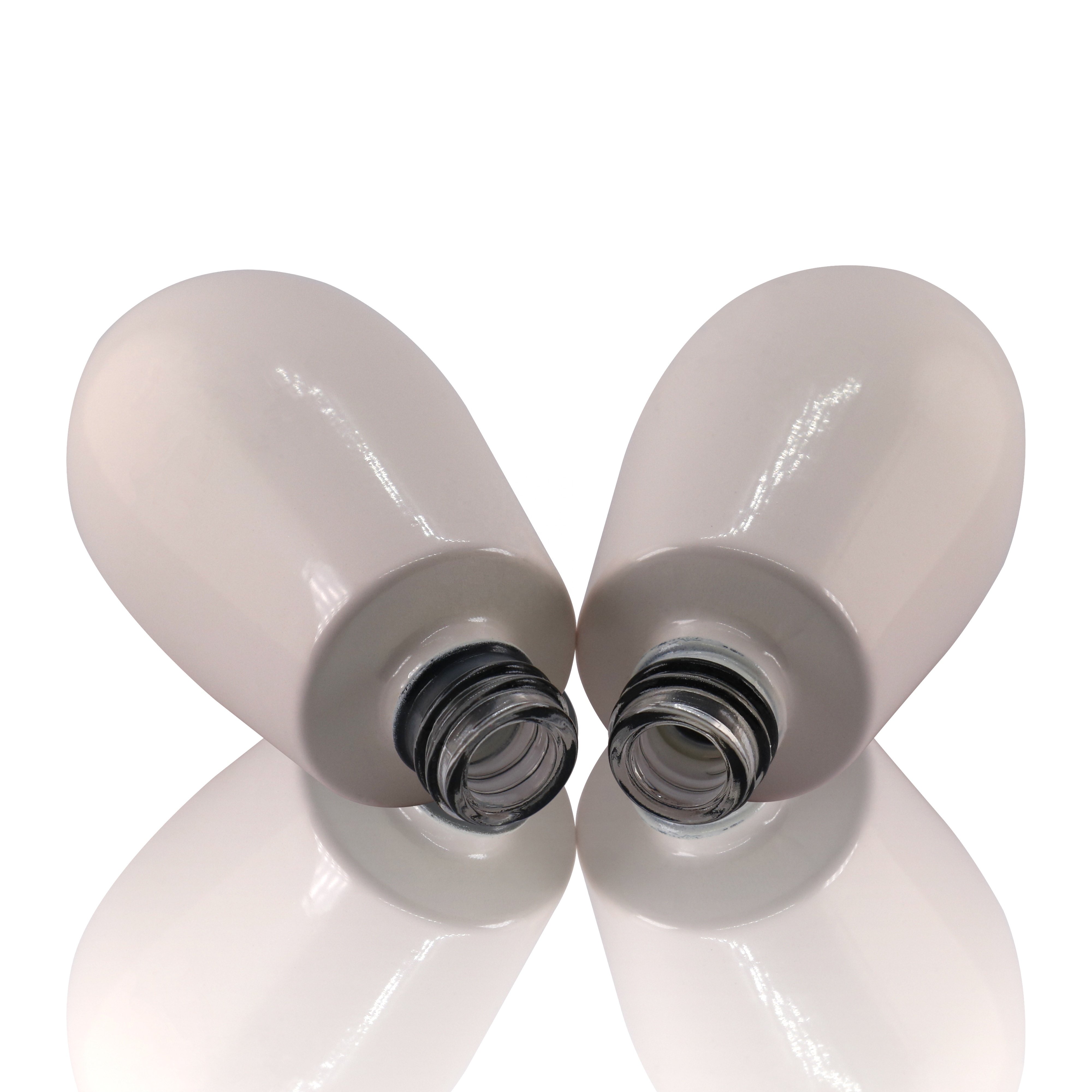 custom 15ml 20ml fancy cream round empty nail polish bottle with brush and gold cap