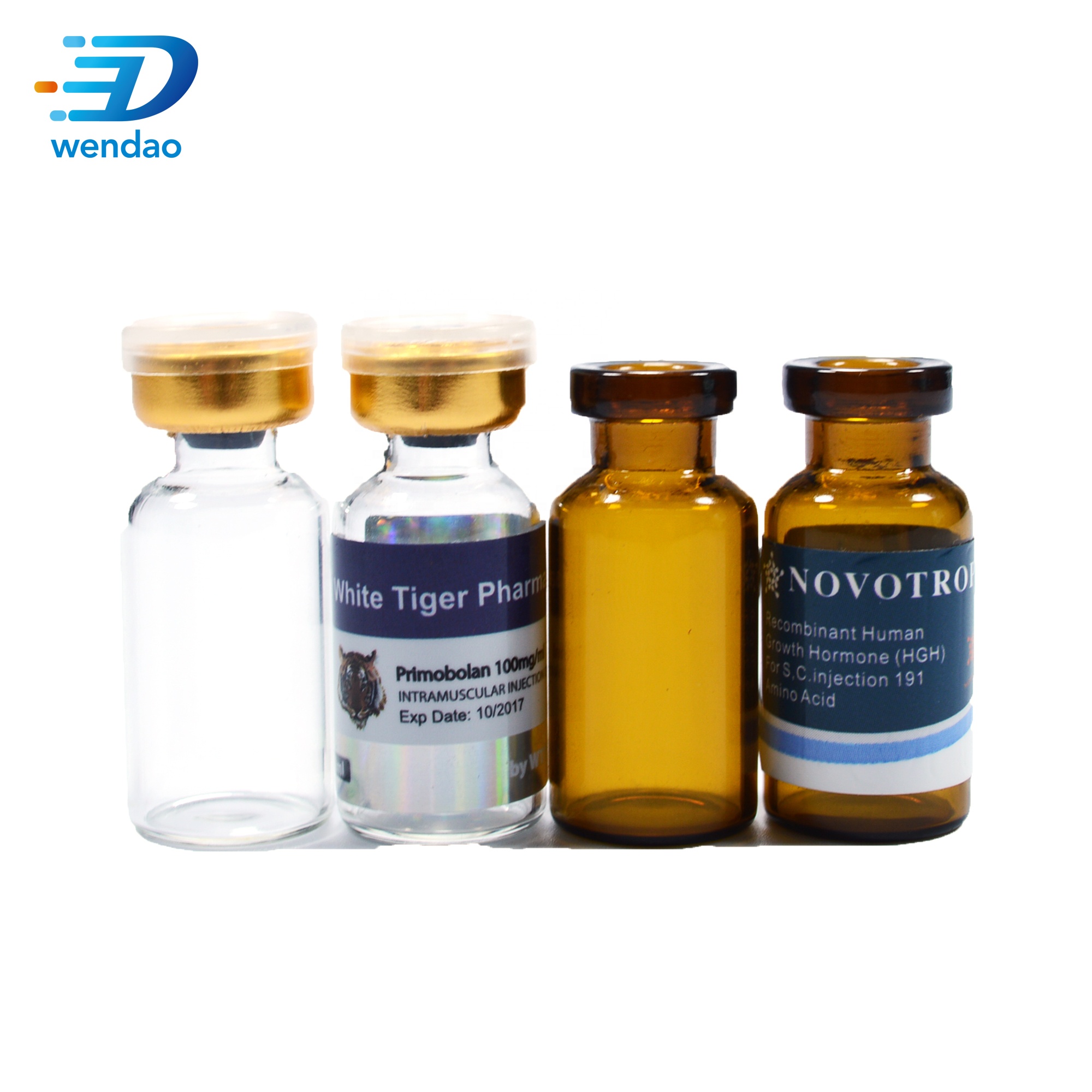 custom 2ml injection medical vial bottle