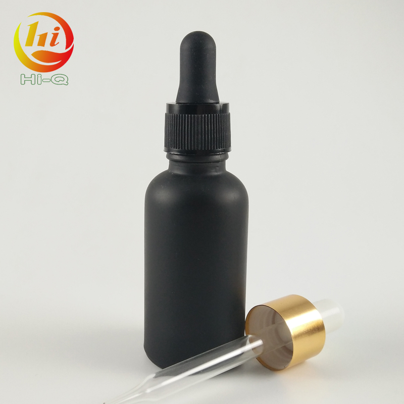 custom 30 ml black amber bottle glass pipette essential oil 1oz bottle cardboard tubes