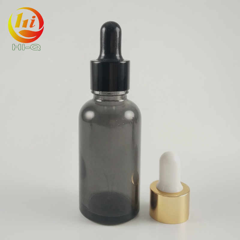 custom 30 ml black amber bottle glass pipette essential oil 1oz bottle cardboard tubes