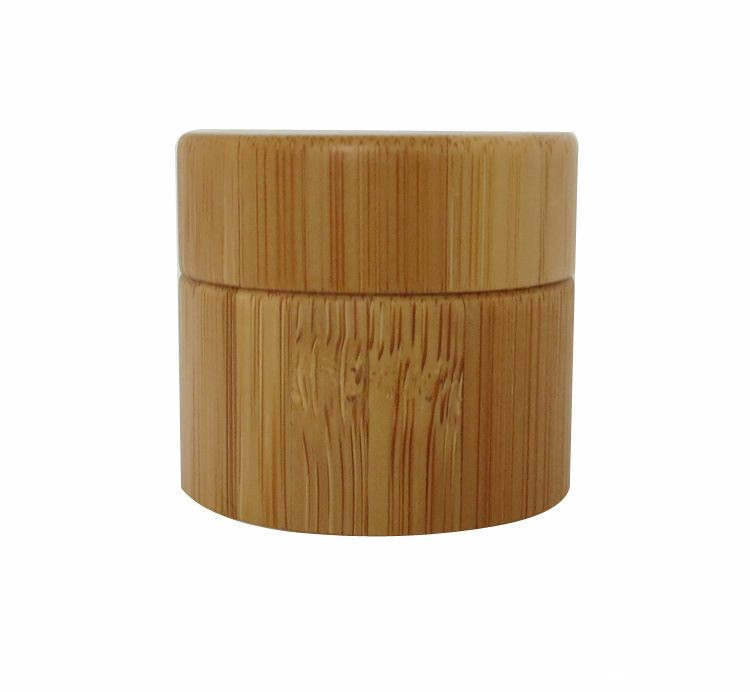 custom 30ml 50ml 100ml 120ml 150ml cosmetic jars and bottles set skincare plastic bamboo cosmetic cream jar lotion bottles set