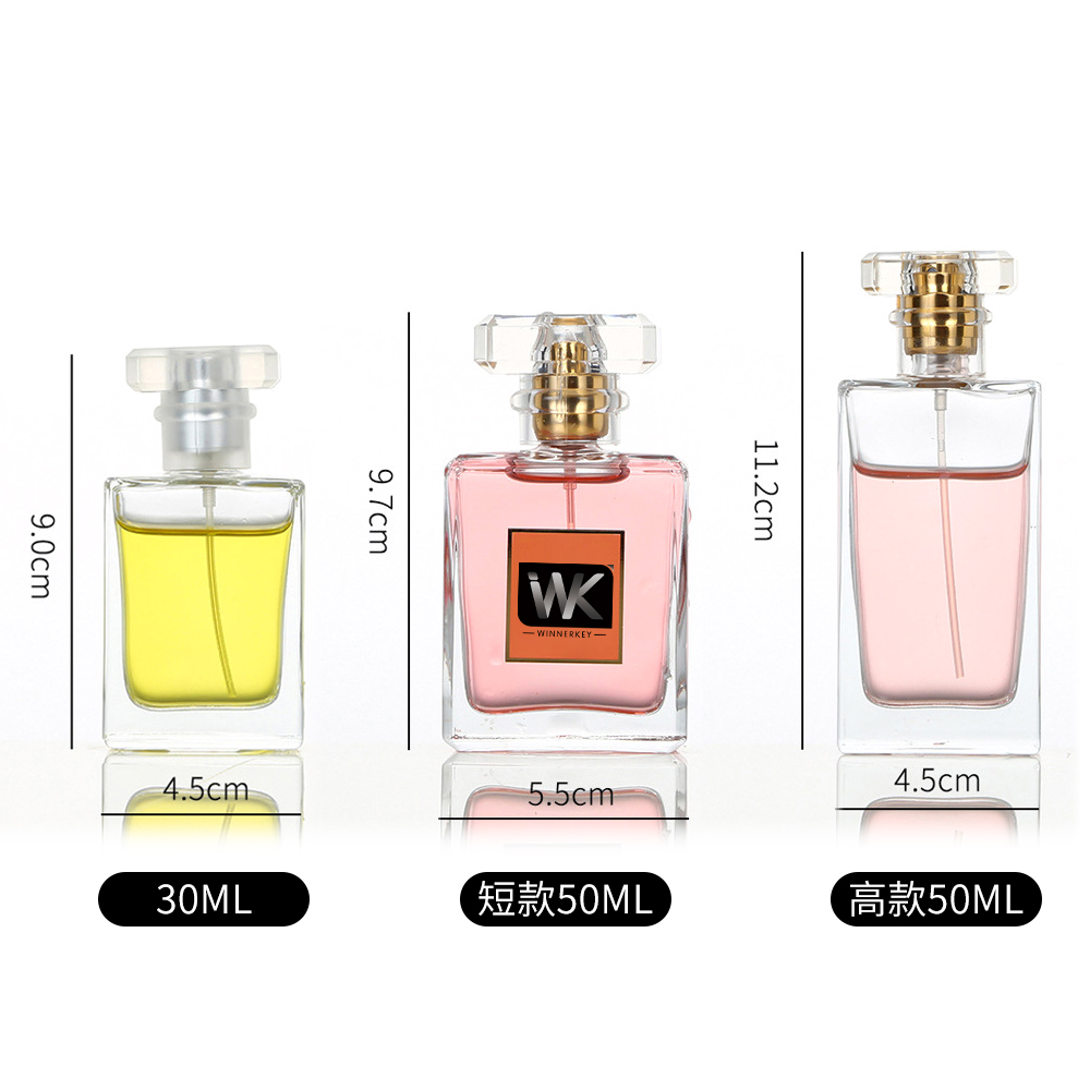 custom 30ml 50ml 100ml empty perfume bottle in stock perfume glass bottle