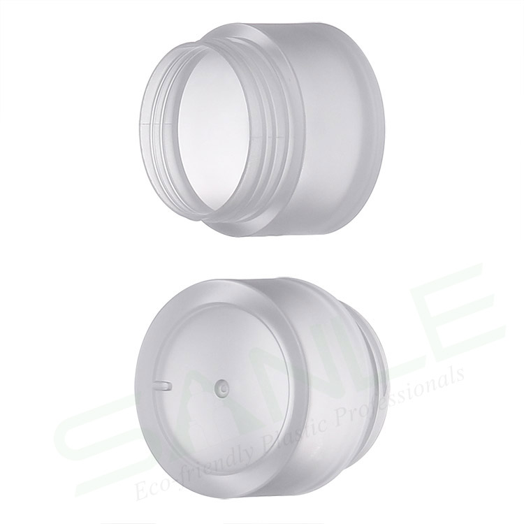 custom 30ml 60ml 120ml 480ml frosted thick wall plastic cosmetic jar containers for nail acrylic powder in stock