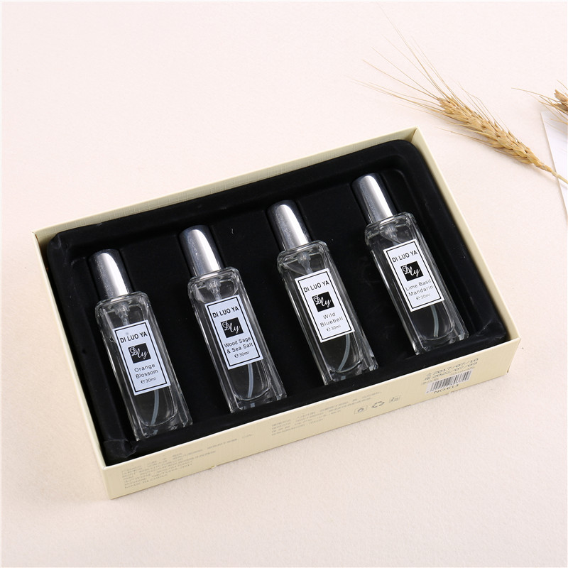 custom 30ml glass perfume bottle with gift box