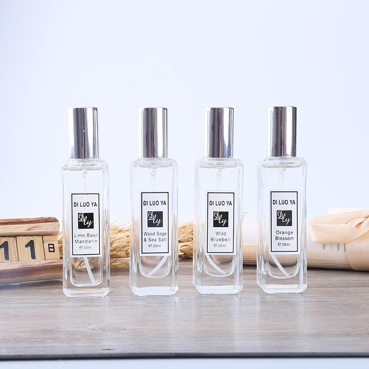 custom 30ml glass perfume bottle with gift box