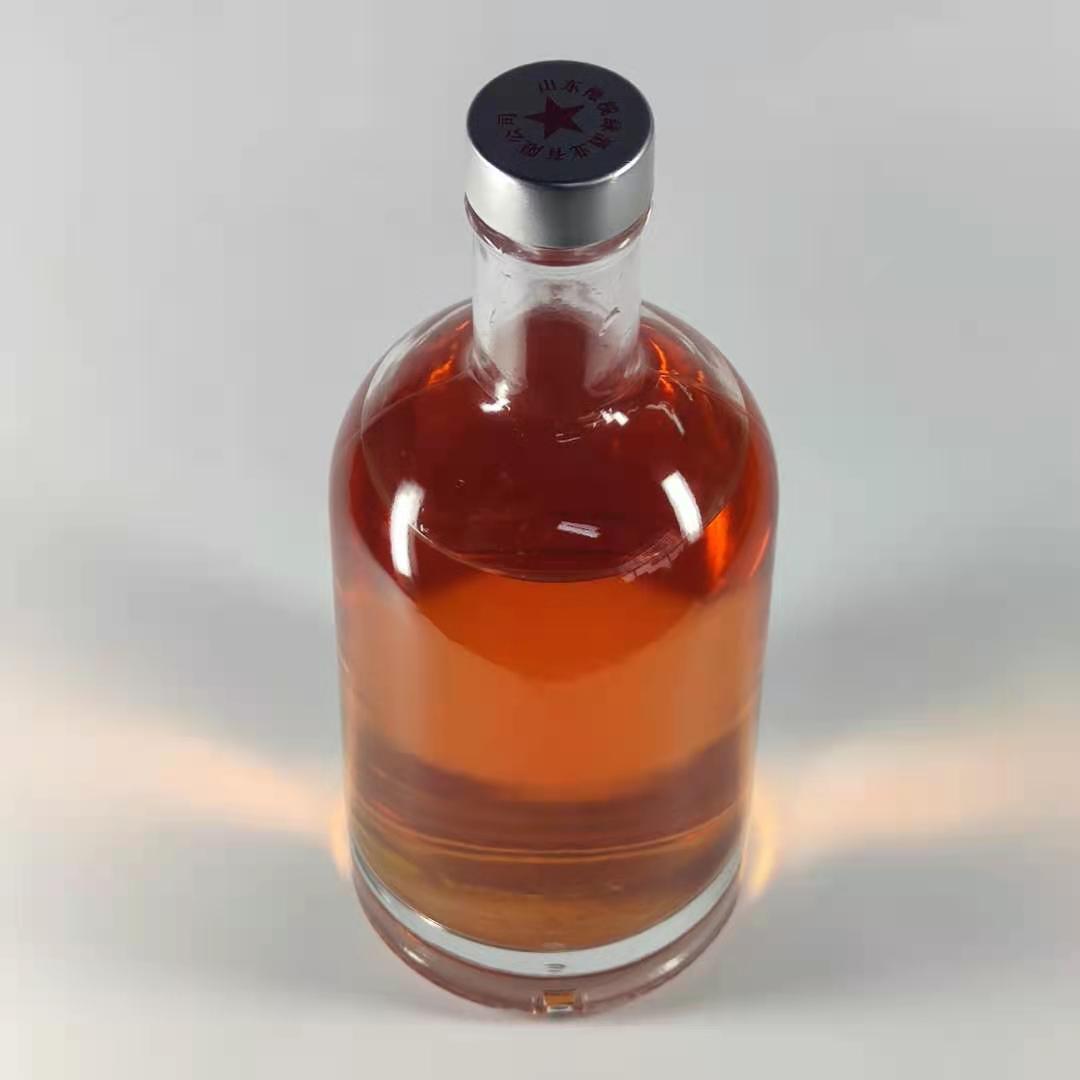 custom 500ml 750ml 1000ml liquor empty glass bottle for whiskey vodka