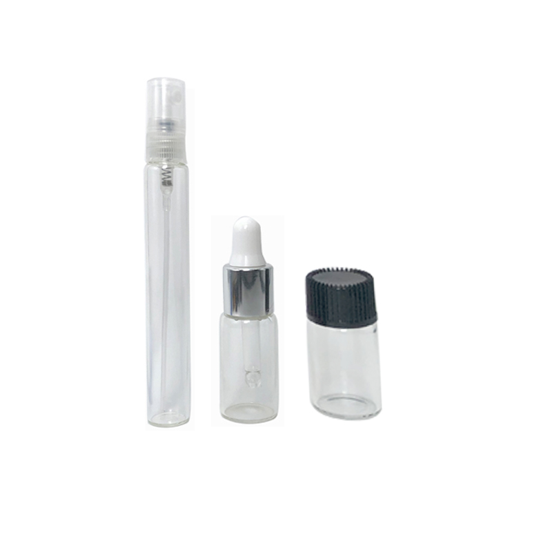 custom 5ml 10ml Luxury glass package tubular portable roll essential oil bottle