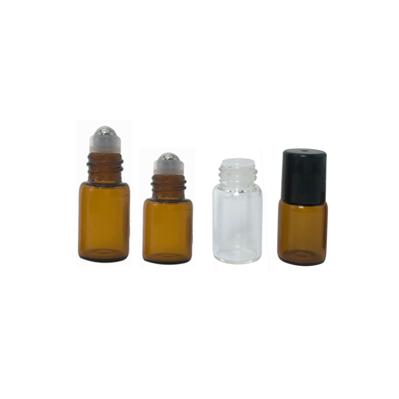 custom 5ml 10ml Luxury glass package tubular portable roll essential oil bottle