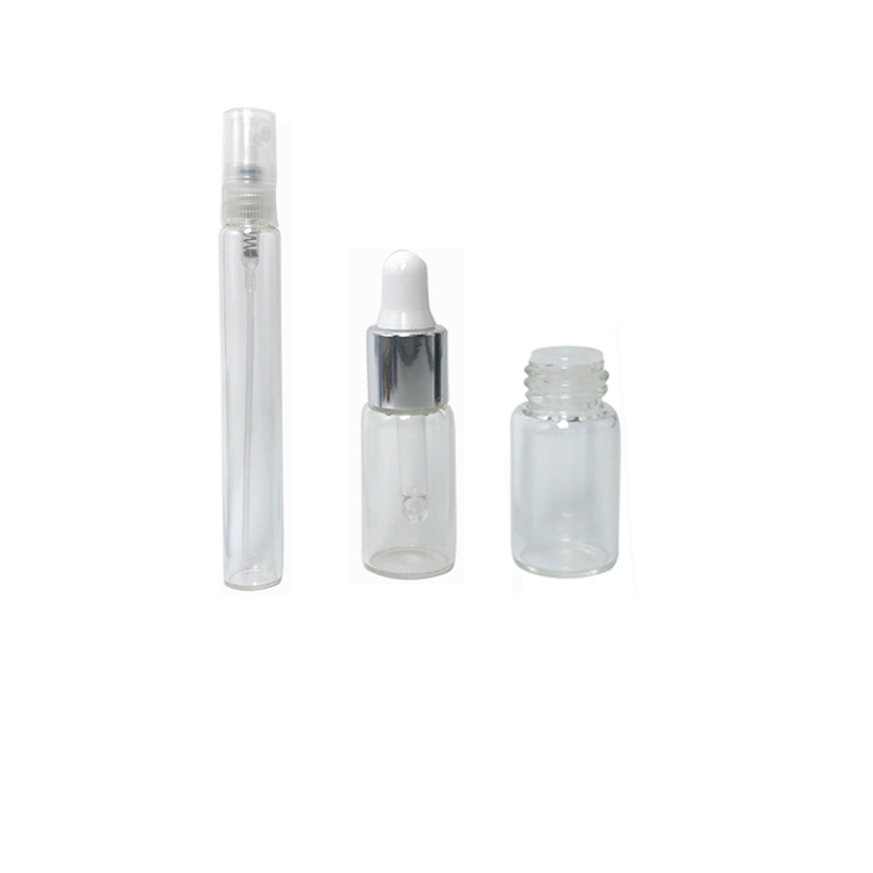 custom 5ml 10ml Luxury glass package tubular portable roll essential oil bottle