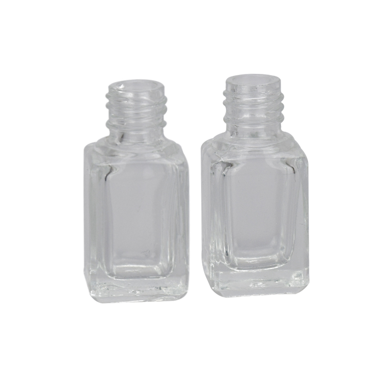 custom 5ml glass empty nail polish bottle with brush