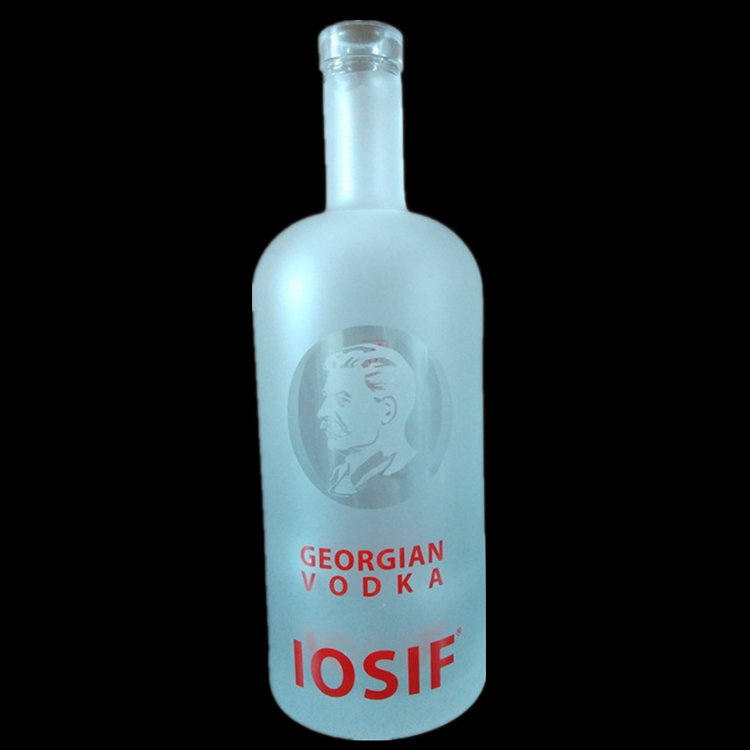 custom Design 700ml whiskey vodka glass bottle manufacturer 750ml 500ml empty liquor Bottle Gin boston bottle