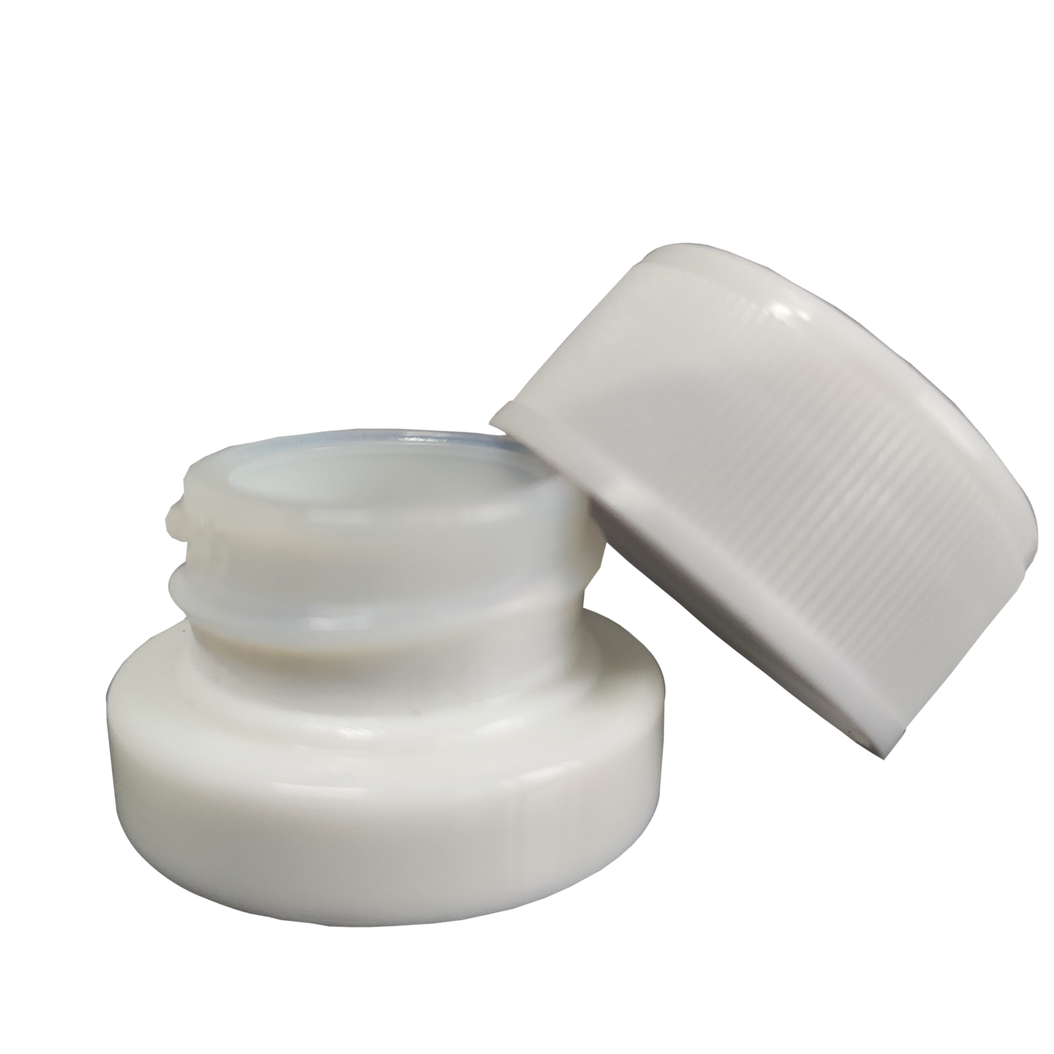 custom OEM 3ml 5ml 0.18oz white glass Child Resistant lid child proof 9ml Round squared CBD Dab Wax Concentrate Jars Container