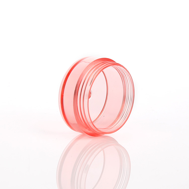 custom PS clear high quality 5ml plastic cosmetic round jar