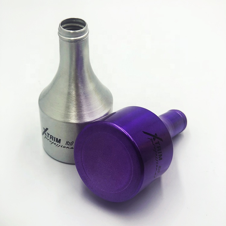 custom aluminum bottle for cosmetic, beverage, industrial packaging screw neck