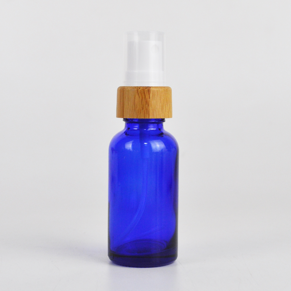 custom bamboo lid glass perfume spray bottles 10ml 50ml 100ml