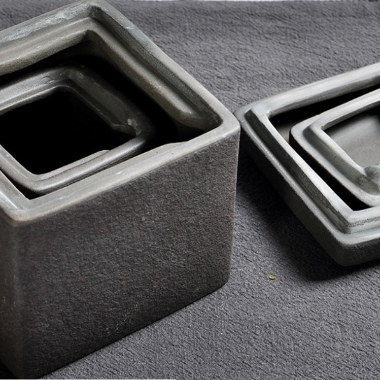 custom bathroom eco-friendly storage jar ceramic for cotton ball