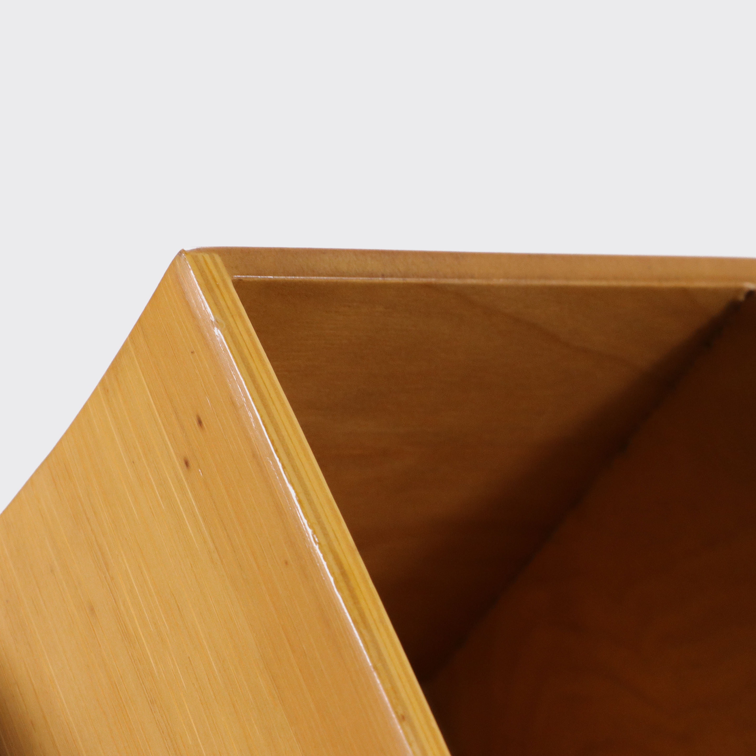 custom bathroom or kitchen natural bamboo storage canister