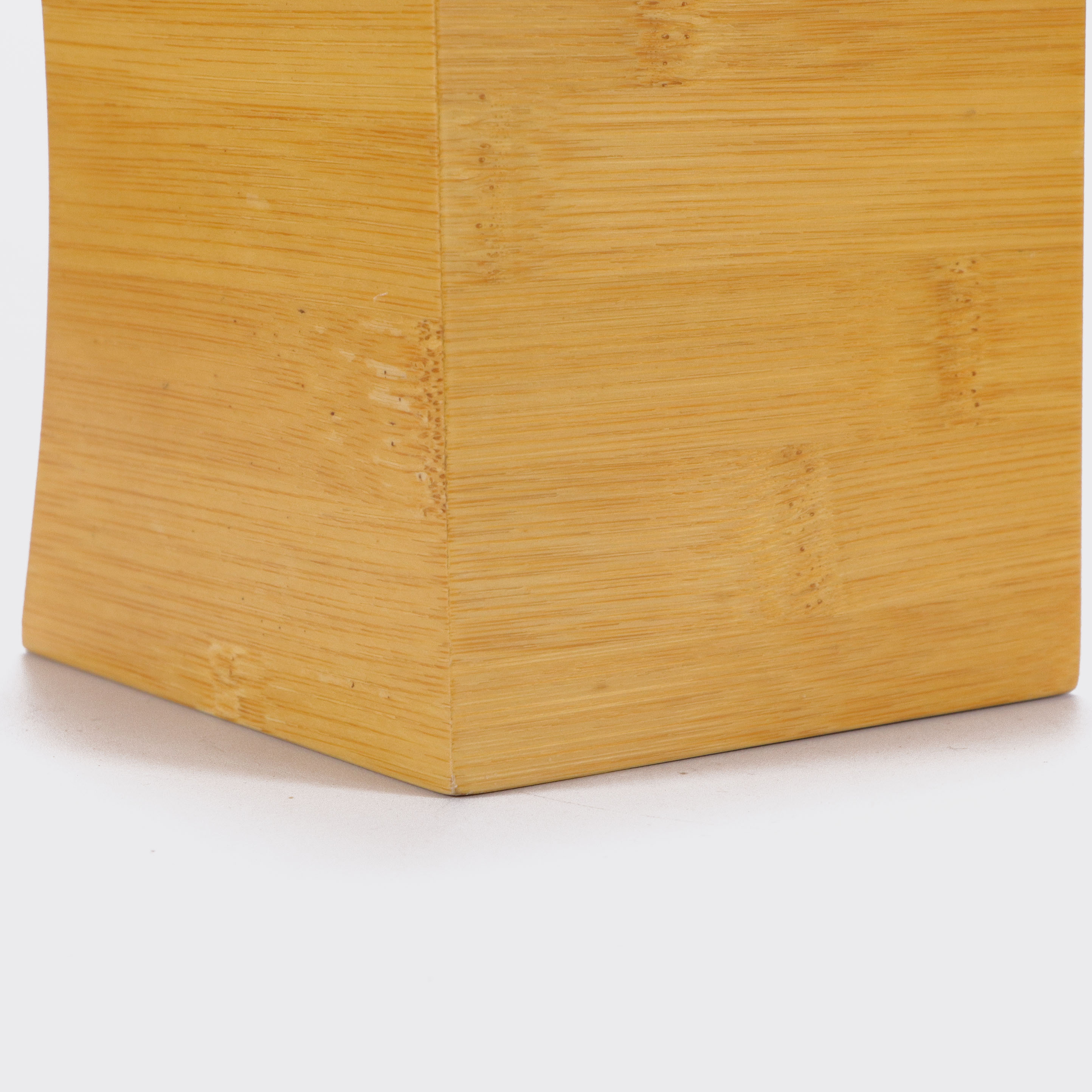 custom bathroom or kitchen natural bamboo storage canister