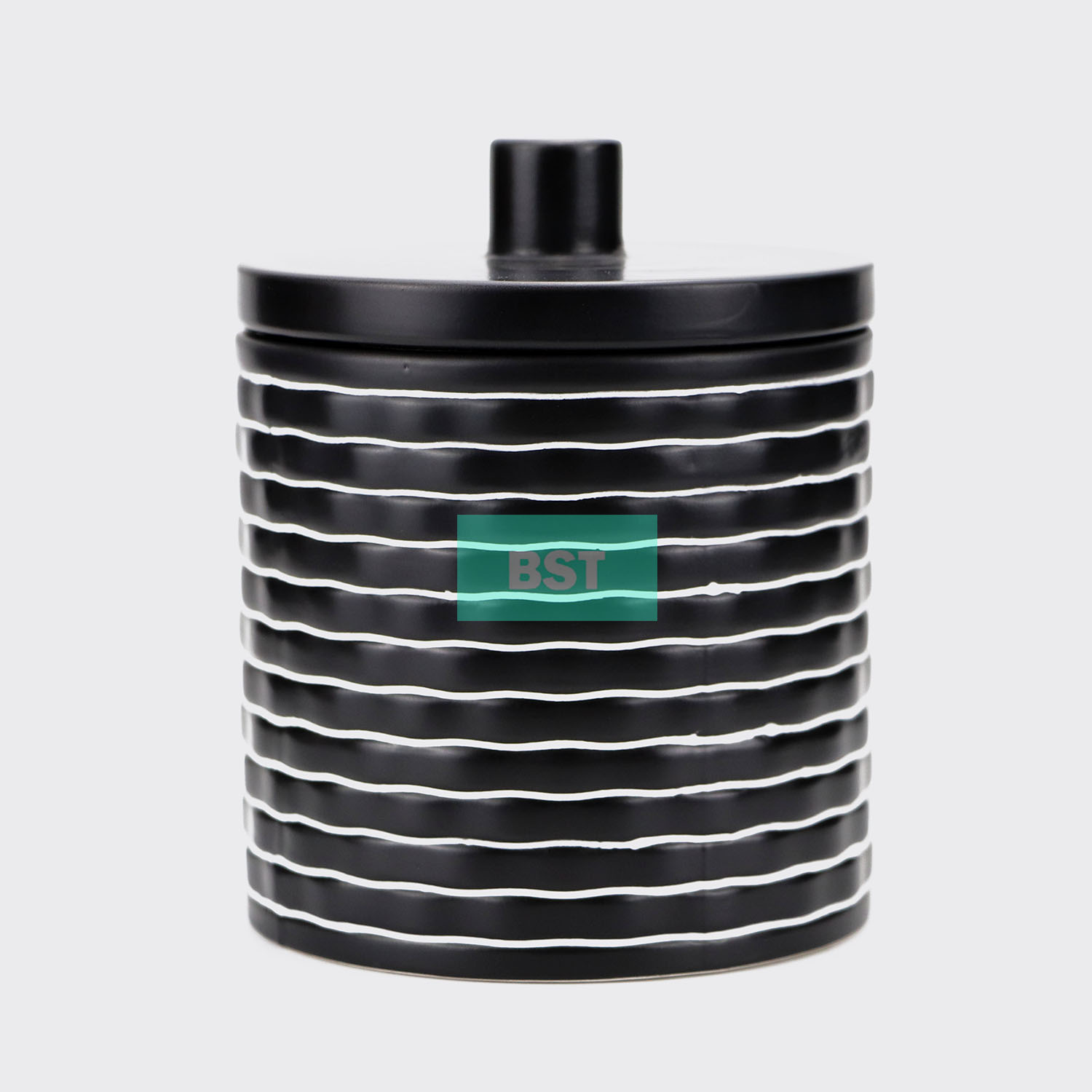 custom brand logo eco-friendly ceramic storage jar set